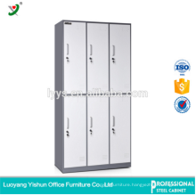 Commercial Steel Furniture Manufacturer 6 Door Stuff Storage Locker for Changing Room